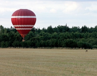  Heiße Luft Ballonfahrt in der Sologne